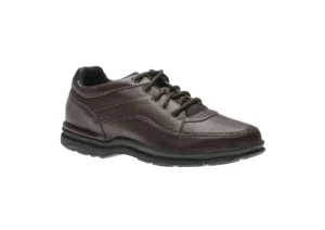 Rockport World Tour Classic Brown Leather Lace-Up Walking Shoe | Men's Walking | Men's Casual