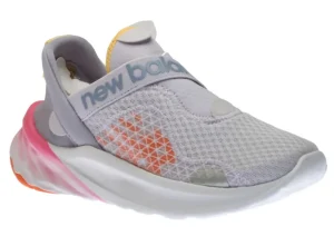 New Balance WROVXLO2 Grey Vibrant Apricot Slip-On Sneaker | Women Women's Walking | Women's Running