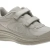 New Balance WW577VB Beige Leather Velcro Walking Shoe | Women Women's Walking