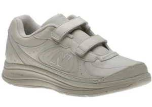 New Balance WW577VB Beige Leather Velcro Walking Shoe | Women Women's Walking