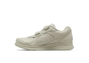 New Balance WW577VB Beige Leather Velcro Walking Shoe | Women Women's Walking