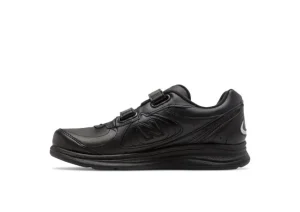 New Balance WW577VK Black Leather Velcro Walking Shoe | Women Women's Walking