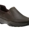 Rockport XCS Spruce Peak Brown Waterproof Leather Slip-On Shoe | Men's Walking