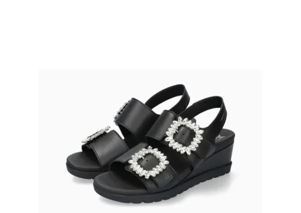 Mephisto Ysabel Spark Black | Women Women's Sandal