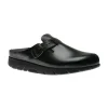 Mephisto Zaverio Unisex Black Leather Clog | Women Men's Clog | Women's Clog